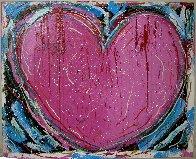 949-689-2047 Andy Lakey heart painting