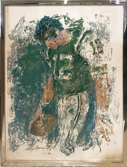 949-689-2047 LeRoy Neiman Joe Namath