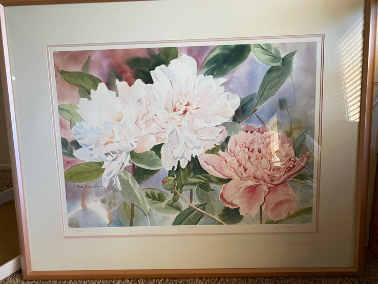 To purchase, or for further information, please call: 949-689-2047 Ruth Basler Burr art